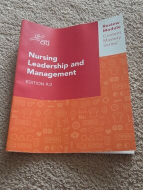 Nursing Leadership and Management Review Module - Red/Orange